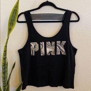 PINK| TANK TOP WITH PINK LOGO